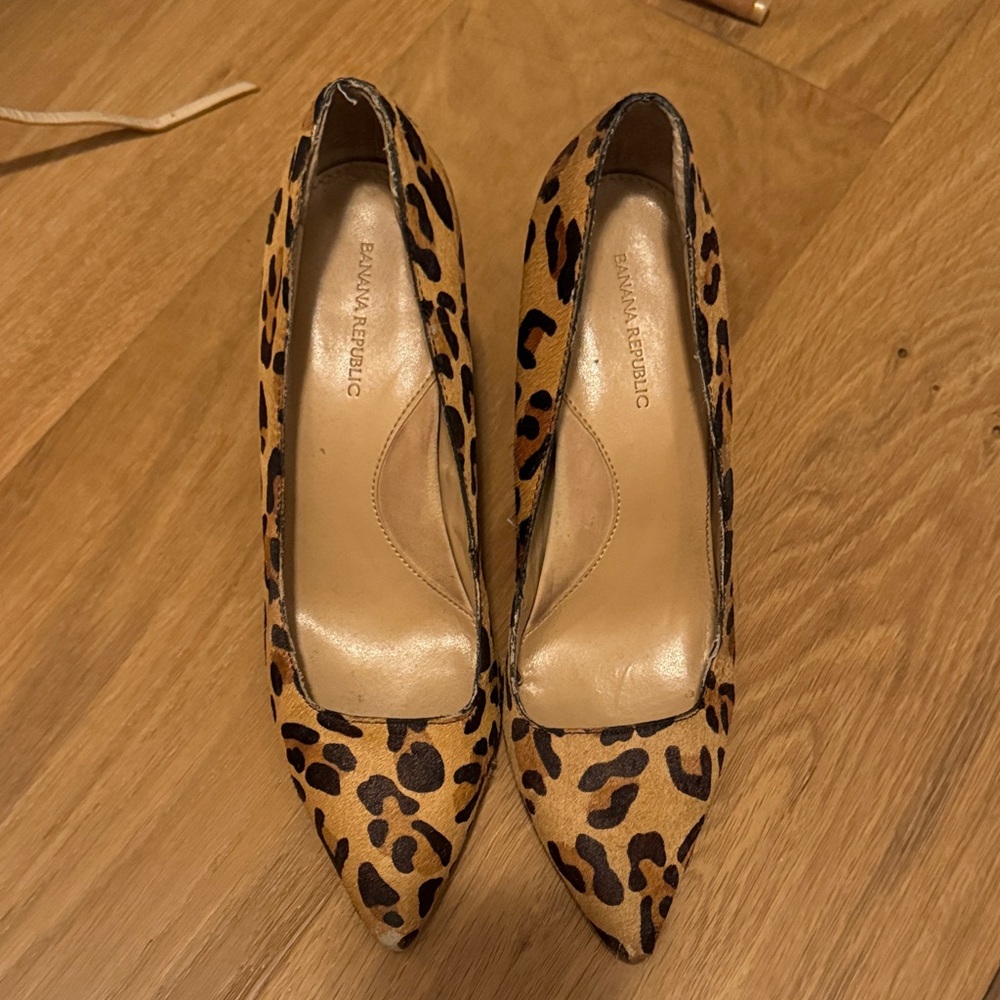 Banana Republic Animal Print Heels